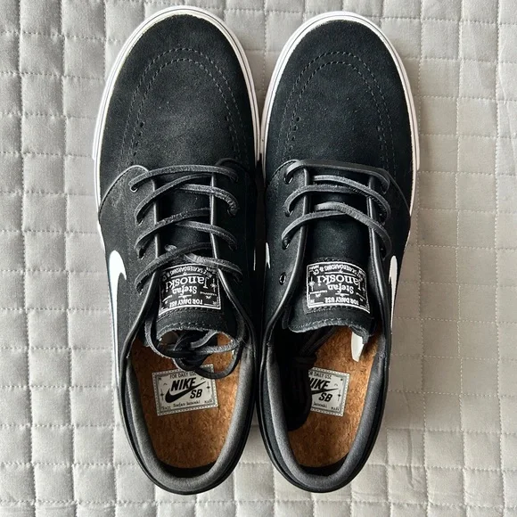 NIB! Nike SB Zoom Janoski OG+ Black & White Skateboarding Shoes - Picture 3 of 10